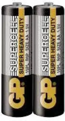 Zdjęcie produktu dla Bateria cynkowo-wglowa GP SUPERCELL, 15PL-S2, R6, 2 szt. w opakowaniu, termokurczliwym, 1,5 V