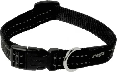 Produktbild von Rogz For Dogs Fanbelt Halsband Zwart