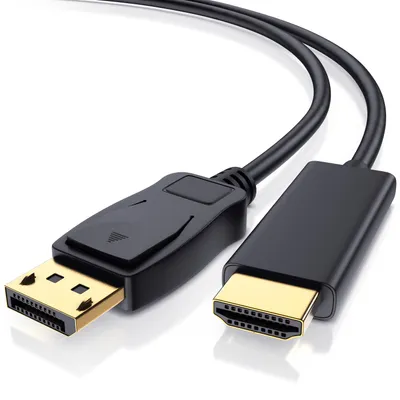 Produktbild von Primewire DisplayPort auf HDMI Konverterkabel Premium, Adapterkabel 4K 3840 x 2160 @ 60 Hz - 2m