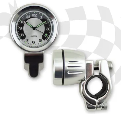 Image de Guidon Quartz montre 7/8 + 1 chrome Ø 40mm