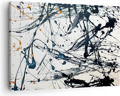 Produktbild von Bild auf Leinwand - Leinwandbild - Abstraktion modern - 70x50cm - Wand Bild - Wanddeko - Wandbilder - Leinwanddruck - Bilder - Kunstdruck - Wanddekoration - Leinwand bilder - Wandkunst - AA70x50-3442
