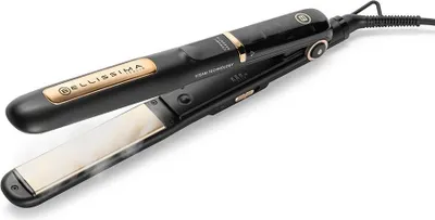 Immagine prodotto di Bellissima Imetec Steam Ceramic e Keratin Piastra per Capelli a Vapore Oro Nero