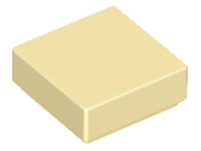 Produktbild von Lego® 1x1 Fliesen 3070 - 250 Stück Beige
