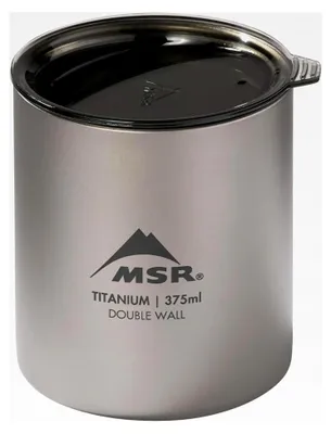 Produktbild von Titan Becher doppelwandig 375 ml