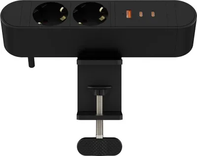 Immagine prodotto di MicroConnect Presa di corrente multipla da tavolo a 2 vie Schuko 1 x USB-A 2 - Presa multipla (MC-MDPS-EU2-67W)