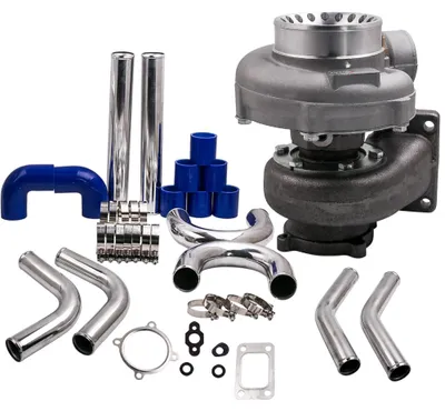 Produktbild von GT35 GT3582 Turbolader & Piping Pipe Kit for 4/6 Zylinder und 3.0L 6.0L DE