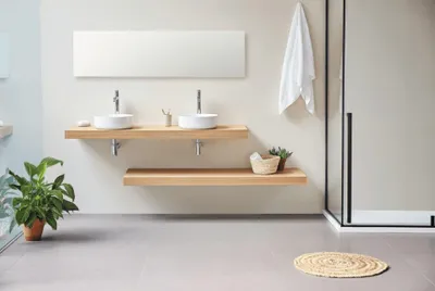 Produktbild von Waschtisch für Aufsatzwaschbecken in Eiche ZERO