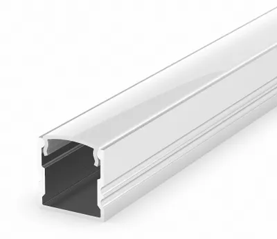 Produktbild von LED Profile in silber P5-1 100CM opal Abdeckung für LED Streifen bis 12mm Breite