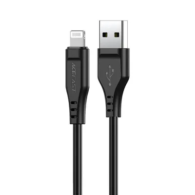 Produktbild von ACEFAST C3-02, 1,2 m, Lightning, USB A, Männlich, Männlich, Schwarz