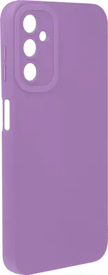 Imagen del producto de Funda de silicona SoftGlow para Samsung Galaxy A15, con protección para la cámara, color lila claro
