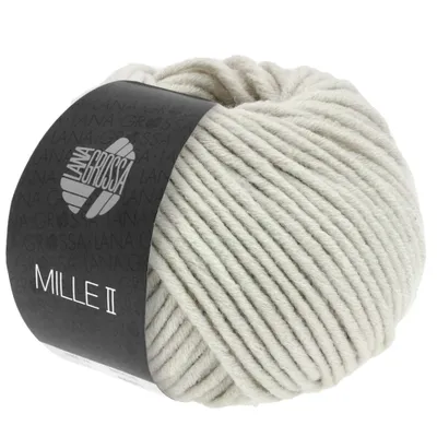 Immagine prodotto di Lana Grossa MILLE II 50 g filato misto resistente con Lana 55 m colore 138 - Grège
