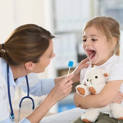 Produktbild von Pack von 100 Oralen Mundpflege Wattestäbchen Einweg Schwamm Mundhygiene (Blau) - Für Empfindliche Zähne & Zahnfleisch - Ideal für den Hausgebrauch