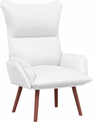 Zdjęcie produktu dla vidaXL Fotel biały 69 x 74 x 93 cm imitacja skóry