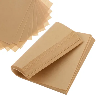 Produktbild von 100 Stück unbleichtes Backpapier – 20x20 cm für Backen und Kochen