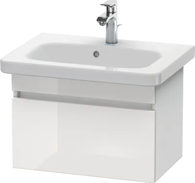 Produktbild von Waschtischunterbau DURASTYLE 368x580x398mm weiß hochglanz/weiß matt weiß hochglanz/weiß matt