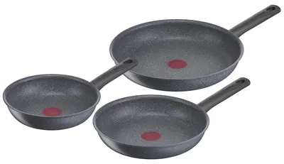 Produktbild von Tefal G2809072, Frittierset, Grau, Mineralia, 175 °C, Aluminium, 3 Stück(e)