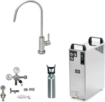 Produktbild von Tafelwasseranlage BieTal® Set Wasserhahn 1-Wege TWA-200 ohne Kühlung ohne Filter