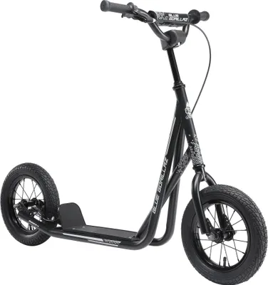Produktbild von BLUE GORILLAZ Tretroller Kinderroller ab 6 - 7 Jahre | 12 Zoll Sport Edition | Schwarz