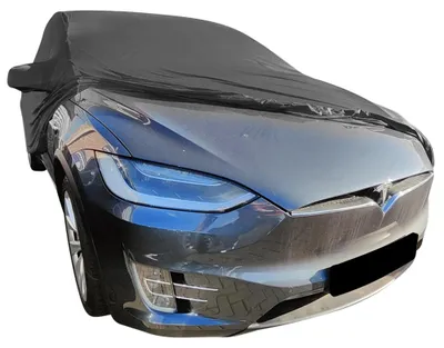 Image de Housse de voiture intérieure adaptée à Tesla Model X Noir avec poches pour