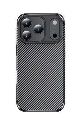 Produktbild von Sudoxx Hülle Für Apple iPhone 17 Pro Cover Carbon Optik Case Silikon Schwarz Elastisch Schutzhülle Auto Focus Modern