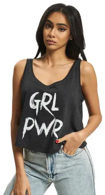 Immagine prodotto di Mister Tee - Top senza maniche da donna "Grl Pwr" TN2724 (XL) (antracite)