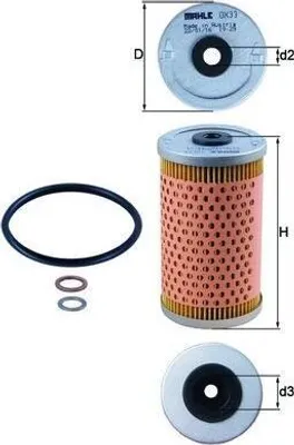 Immagine prodotto di KNECHT OX 33D Ölfilter