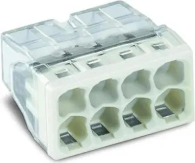 Zdjęcie produktu dla Wago 2273-208, Końcówka z pinami, Prosty, Żeńska, 450 V, Skrzynka przyłączeniowa, 50 szt.