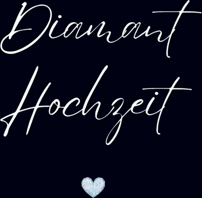 Produktbild von Gästebuch ¿Diamant Hochzeit¿- Premium Gästebuch Blanko