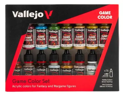 Acrylfarbe-Set, Spezialist, 16 x 17 ml, Mehrfarbig