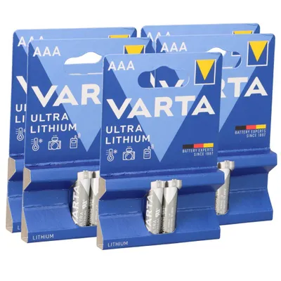 Produktbild von 5x Varta Professional Lithium Micro Batterie 2er Blister AAA