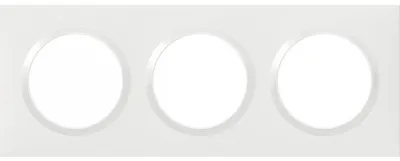 Image de Plaque triple Dooxie, LEGRAND, blanc