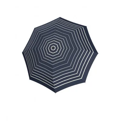 Immagine prodotto di doppler ombrello a bastone ombrello Fiber Flex Automatic Timeless Streif Navy blu multicolore