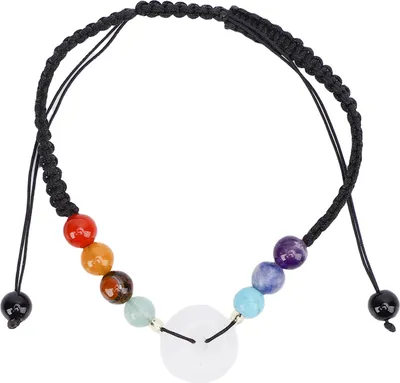 Produktbild von Kristallsteinarmband handgemachte geflochten