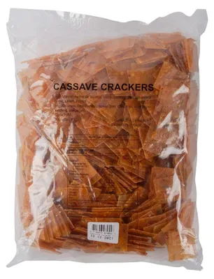 Immagine prodotto di Lucullus Cassave Crackers 3x3 cm, 1000g, snack croccanti senza glutine, ovviamente