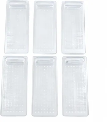 Imagen del producto de Topes para puertas, para colocar en el suelo, paquete de 6 unidades, de goma, antideslizantes, para suelos duros