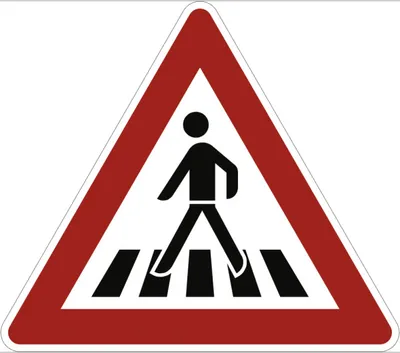 Produktbild von Verkehrsschild VZ101-11, Fußgängerüberweg (Aufstellung rechts), Alu, RA2, 900...