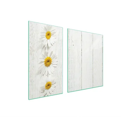 Produktbild von Glasschutzplatte Für Herd 90X52 Holz