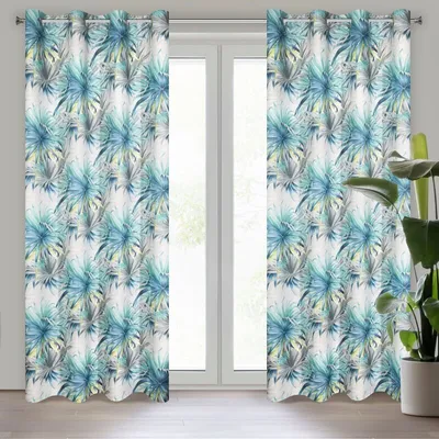 Produktbild von Vorhang INGRID stahl  dunkelblau 140x250 cm  Ösen Ösenvorhang