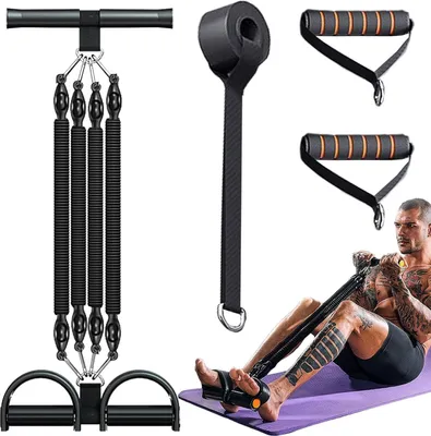Produktbild von Unisex Pedal Seil zurück Bauch Taille Krafttraining Seil Fitness Ausrüstung Hand Expander