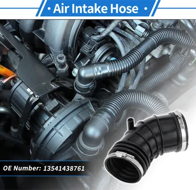 Image de Tuyau D'Admission D'Air Du Moteur N°13541438761 Tuyau D'Admission D'Air Pour Bmw E46 E39 2001-2005 En Caoutchouc Avec Colliers