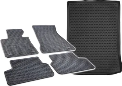 Produktbild von Gummi Kofferraumwanne + Fußmatten Set für 5er BMW G30 Limo, Bj. 11/2017-