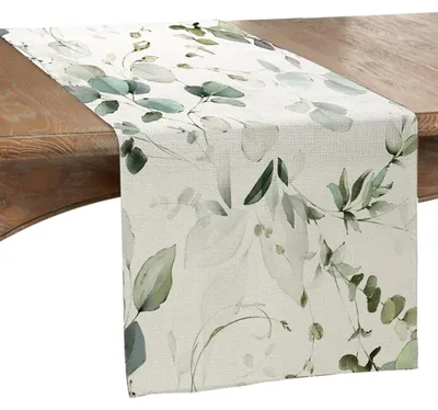 Productafbeelding van Tafelkleed Eucalyptus 40 x 140 cm voor Eetkamer en Feestjes