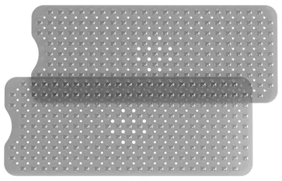 Produktbild von Rutschfeste Badmatte für das Badezimmer, 101 x 40 cm, 2er-Pack