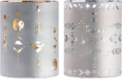 Produktbild von Gilde Glas LED-Leuchter "Graphic" VE 4 so 44932
