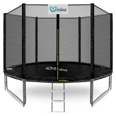 Obrázek produktu pro Trampolína INLEA PREMIUM Jump 305 cm s vnější ochrannou sítí – černá