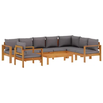 Produktbild von vidaXL 6-tlg. Garten-Sofagarnitur mit Kissen Massivholz Akazie