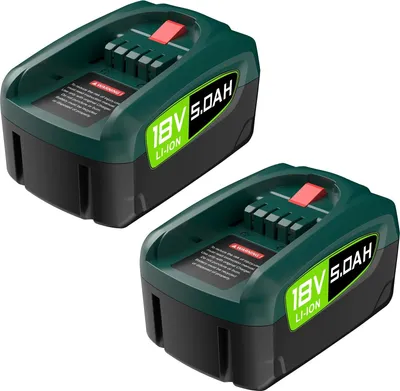 Produktbild von Wiederaufladbare Batterie, 5000mAh, 18V Kompatibilität, 2PACK Batterie