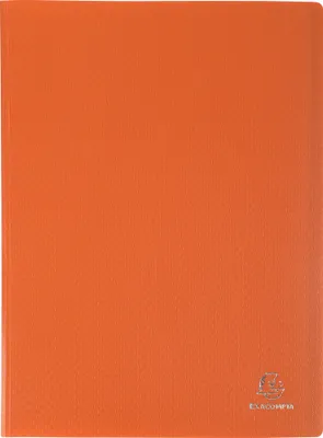 Image de Exacompta 20x Protège-documents en PP 5/10e pochettes 40 vues A4 Orange 88224E