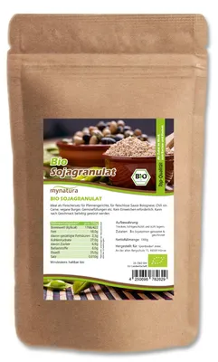 Produktbild von Mynatura  Sojagranulat - ab 1000g - 2 Beutel (2x1000g)