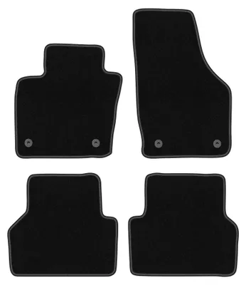 Immagine prodotto di Tappetini in moquette per Audi Q3 I 8U 2011-2018 (SUV) – set 4 pezzi, neri, su misura – Wielganizator BASIC